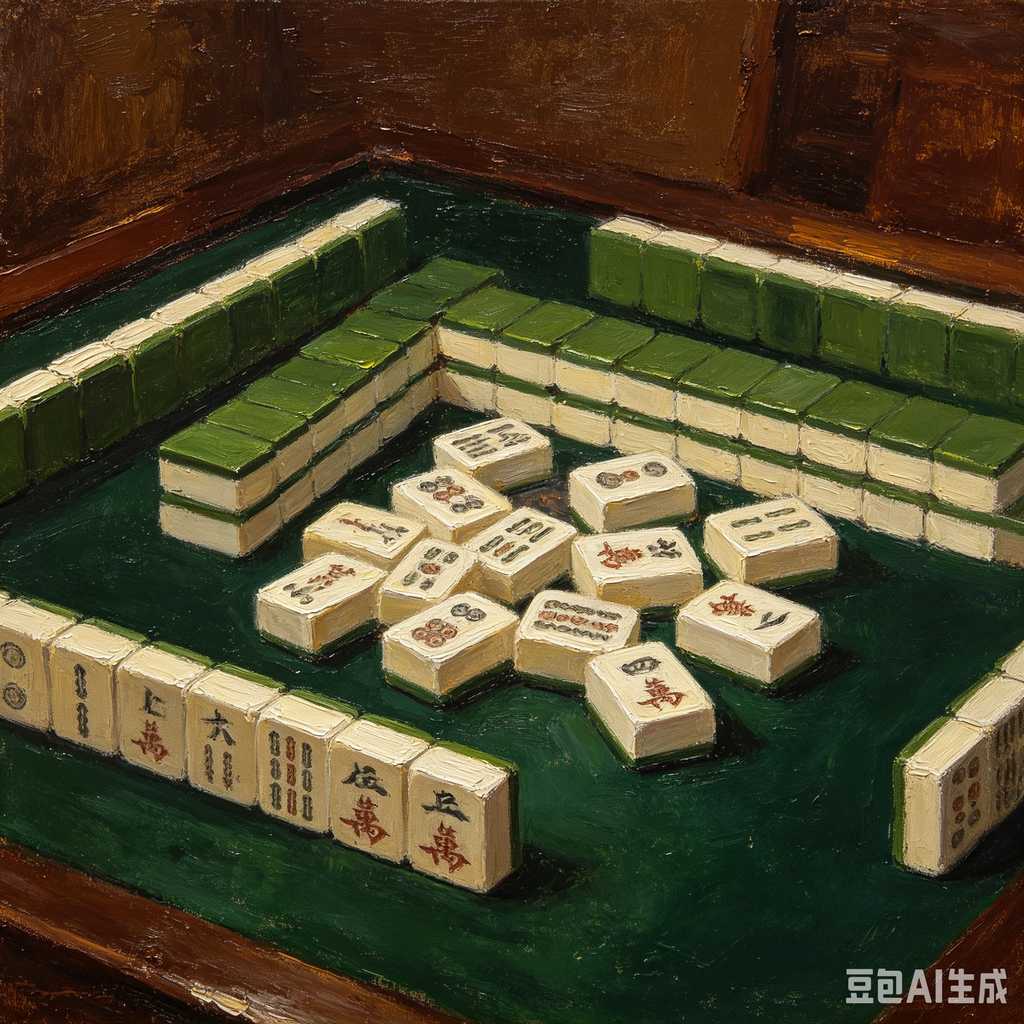 four player mahjong racks