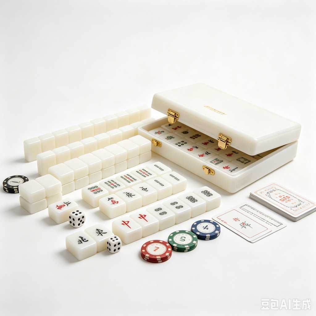 trendy color mahjong set