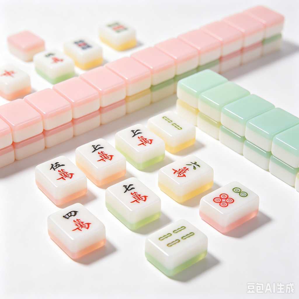 clear text printing mahjong set