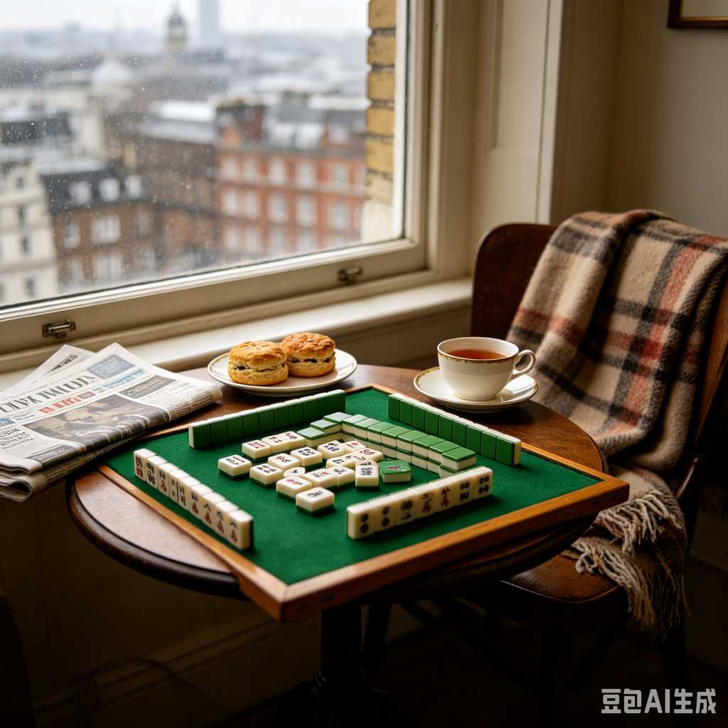 modern color mahjong tiles
